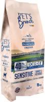 Сухой корм для собак Pet's Brunch Sensitive для взрослых средних пород с индейкой 11 кг