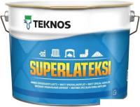 Краска Teknos Superlateksi 9л (база 1)