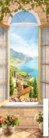 Фотообои ФабрикаФресок Фреска Италия в окне 021280 (100x280)