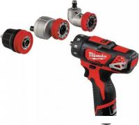 Дрель-шуруповерт Milwaukee M12 BDDXKIT-202C 4933447836 (с 2-мя АКБ, кейс)