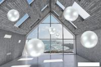 Фотообои ФабрикаФресок 3D Шары в комнате 814270 (400x270)