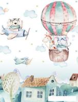 Фотообои ФабрикаФресок Детские Звери над городом 792270 (200x270)