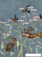 Фотообои ФабрикаФресок Зайцы в цветах Афреска 562270 (200x270)