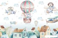 Фотообои ФабрикаФресок Детские Звери над городом 794270 (400x270)
