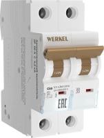 Выключатель автоматический Werkel 2P 50 A C 4.5 кА W902P504