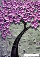 Фотообои ФабрикаФресок Фиолетовое дерево 162280 (200x280)