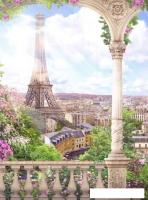Фотообои ФабрикаФресок Фреска Вид с балкона на Париж 652270 (200x270)