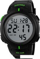 Наручные часы Skmei 1068 (черный/зеленый)