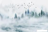 Фотообои ФабрикаФресок Светлый туманный лес 012465 (400x265)