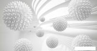 Фотообои ФабрикаФресок 3D Шары светлые 085265 (500x265)