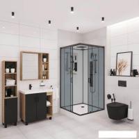 Душевая кабина Niagara NG-6901-01GQ Black 90x90x210 (прозрачное стекло)
