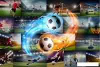 Фотообои ФабрикаФресок Футбол Футбольный коллаж 595270 (500x270)