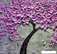 Фотообои ФабрикаФресок Фиолетовое дерево 163280 (300x280)