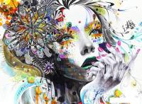 Фотообои ФабрикаФресок 3D арт Девушка 354295 (400x295)