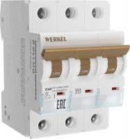 Выключатель автоматический Werkel 3P 40 A C 4.5 кА W903P404