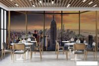 Фотообои ФабрикаФресок Город из окна 425280 (500x280)