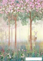 Фотообои ФабрикаФресок Олени в лесу Афреска 402280 (200x280)