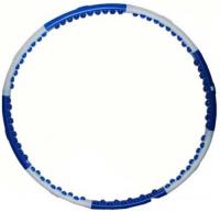 Массажный обруч ZEZ Sport O-MDD-2 1.8кг (белый/синий)