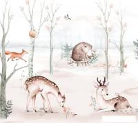 Фотообои ФабрикаФресок Звери на поляне 513270 (300x270)