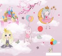 Фотообои ФабрикаФресок Детские Принцессы на облаках 623270 (300x270)