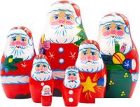 Развивающая игра Брестская Фабрика Сувениров В виде Санта Клауса (набор 7 шт)