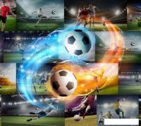 Фотообои ФабрикаФресок Футбол Футбольный коллаж 593270 (300x270)