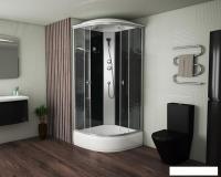 Душевая кабина Niagara NG-3504-14 90x90 (черный, мозаика стекло)