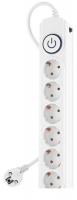 Сетевой фильтр IPPON BK-6-EU-3-10-W (3м, 6 розеток, белый)