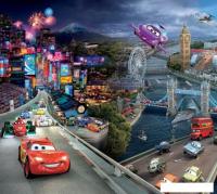 Фотообои ФабрикаФресок Тачки в городе мультфильм 883270 (300x270)