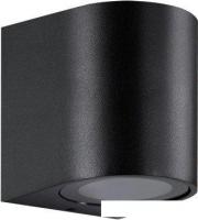 Уличный настенный светильник In Home НБУ RONDO-1хGU10-BL