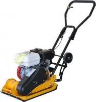 Виброплита Skiper С-60 Honda GX160 (бак, колеса, мат)