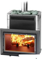 Банная печь Термофор Витрувия Inox БСЭ НВ (антрацит)