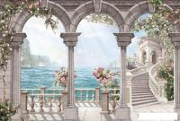 Фотообои ФабрикаФресок Фреска с колоннами 844270 (400x270)