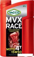 Моторное масло Yacco MVX Race 4T 15W-50 2л
