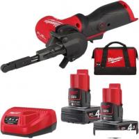 Ленточная шлифмашина Milwaukee M12 Fuel FBFL10-402B (с 2-мя АКБ, сумка)