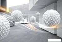 Фотообои ФабрикаФресок 3D Шары и бетонные стены 864270 (400x270)