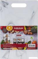 Разделочная доска Attribute Marble White ABX141