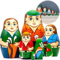 Развивающая игрушка Брестская Фабрика Сувениров Гольф (набор 7 шт)