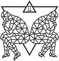 Настенная фигура Eco-Wood-Art Знак зодиака Близнецы