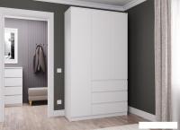 Шкаф распашной ДСВ Мори МШ 1200.1 (белый)