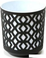 Кашпо Lamela Aztek LA792-25 (черный/белый)