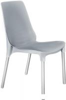 Стул Sheffilton SHT-S75 (серый/хром лак)