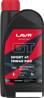 Моторное масло Lavr GT Sport 4T 10W-40 SN 1л