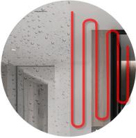 eMZe Led Motion 90 LED.90.90.MOTION.AF.4K (c подсветкой, с антизапотеванием и бесконтактное включени