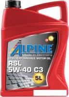 Моторное масло Alpine RSL 5W-40 C3 5л