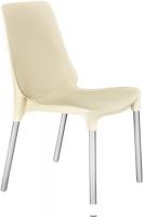 Стул Sheffilton SHT-S75 (бежевый/хром лак)
