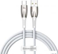 Кабель Baseus Glimmer Series Fast Charging Data Cable USB Type-A - Type-C 100W CADH000402 (1 м, белы