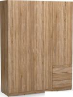 Шкаф распашной Involux Престон 226H012 (сонома/белый)