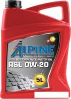 Моторное масло Alpine RSL 0W-20 5л