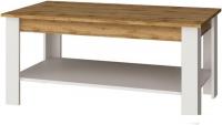 Журнальный столик Anrex Taurus 110x60 (белый глянец/дуб вотан)